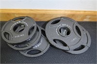 2-5 lb., 3-2.5lb. Fitness Gear Weight Plates