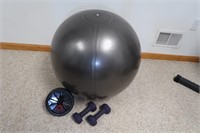 Exercise Ball, Dumbbells & more