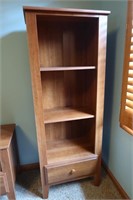 Wood Bookcase w/Drawer-22x14x60"H