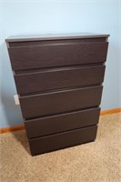 5 Drawer Dresser-28x16x64"H