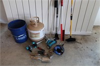 Garden Tools, Drum Auger, Sprinklers, Ice Scrapers
