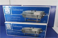 2 8Qt. Bakers&CHefs Chafing Pans