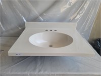 White Vanity Sink (24"x19")