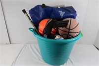Sporting Good Lot-Basketballs, Volleyballs,Wet Bag