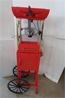 Nostalgia Elec.Popcorn Machine Cart(tray cracked)-