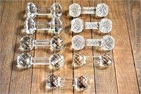 Antique Cut Glass Knife Rest Sets Grouping