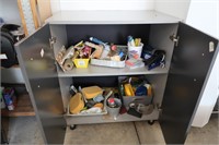 Metal Storage Cabinet  w/Contents-32x20x36"H