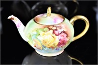 Signed Rose Sevres Bavarian Porcelain Teapot