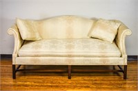 Queen Anne Camelback Sofa