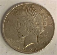 1922-P Peace Dollar #1