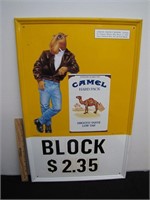 Vintage Camel Cigarette Metal Sign