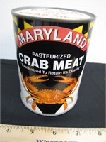 Vintage Maryland Crab Meat Tin Giant Brand