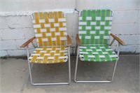 2 Aluminum Lawn & Garden Chairs