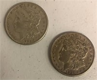 (2) 1921-S Morgan Dollars