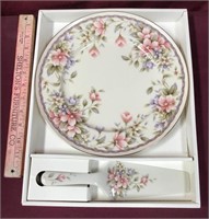 NIB Two Cake Serving Set From Andrea