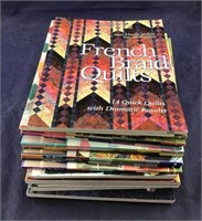 About 17 Books/Magazines On Quilting