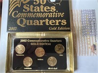 50 States Commemorative Quarters 2002 GOLD Edition