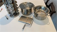 Kitchen items cheese slicer stock pot