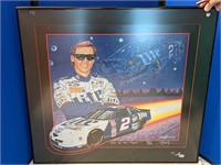 Rusty Wallace Sam Bass Double Signed/Numbered
