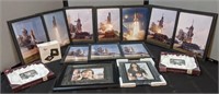 Various Framed Pictures Space Shuttle
