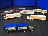 Collection of Wincross Semis and Trailers (6)