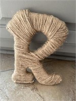 JUTE "R" - CAN BE HUNG ON THE WALL