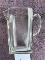 Water Pitcher - clear glass