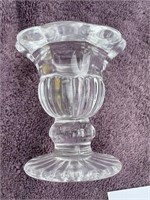Studio crystal candle holders 4" tall