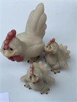 Quarry Critters - set of 3 chickens