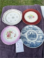 4 Collector Plates: Germany, Holt County MO, etc.