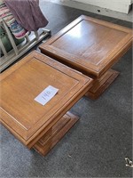 Pair of End Tables 20" Square