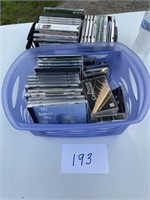 38 CDs & 12 cassettes (faith based)