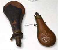 Two Antique Powder Horns