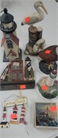 Lighthouse and bird collection