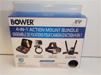 NEW- Bower 4 in 1 Action Mount Bundle