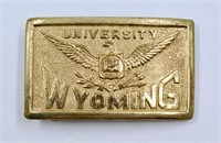 Antique University of Wyoming Belt Buckle