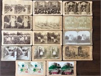 Lot of Antique Stereoview Cards