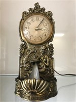 Vintage 1940's Mermaid Mantle Clock