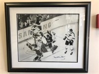 Framed Bobby Orr with Autograph