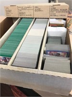 Large Box of 1991 Baseball Cards