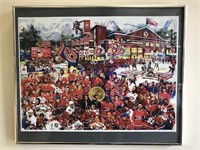 Montreal Canadiens 16 x 19 Framed