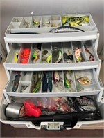 Plano Tackle Box full of lures