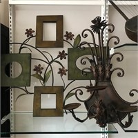 2 pcs Metal Wall Art