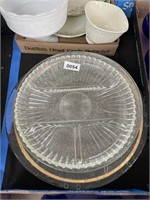 Clear glass plates