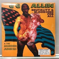 Punk GG ALLIN Record LP - Sealed