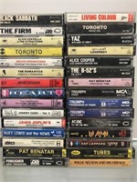 QTY 30 Rock & Metal Cassette Tapes