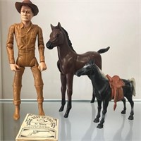 Vintage Marx Johnny West & Horses