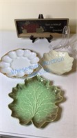 ROYAL HAEGER LEAF R126A, EGG PLATE, PLATE AND SIGN