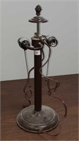 Vintage metal desk lamp 20 inches tall
