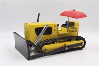 Vintage Mighty Tonka Bulldozer with Umbrella